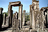 Angkor Thom - Bayon temple, south gopura of the third enclosure 